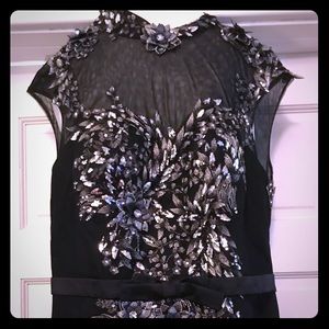 Formal black mermaid dress